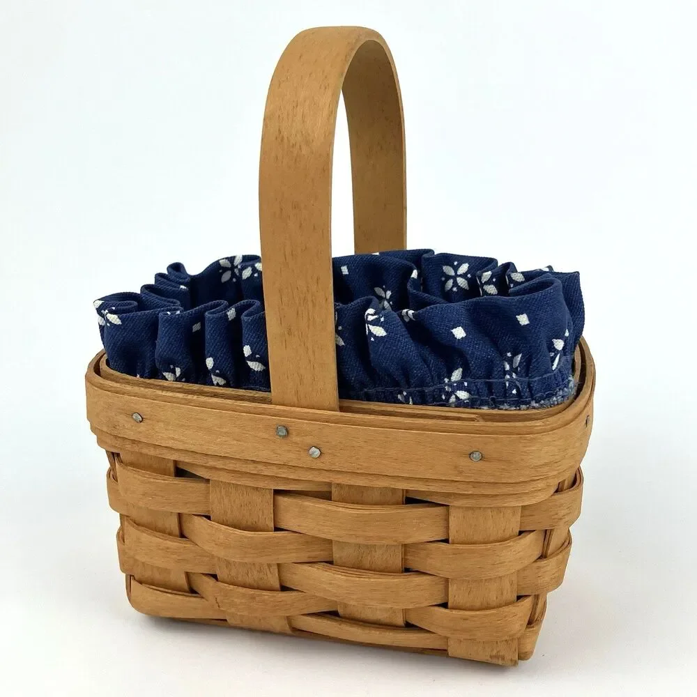 Longaberger Horizon Of Hope Basket Set 1995 | /w Liner Home Decor VTG (17124)